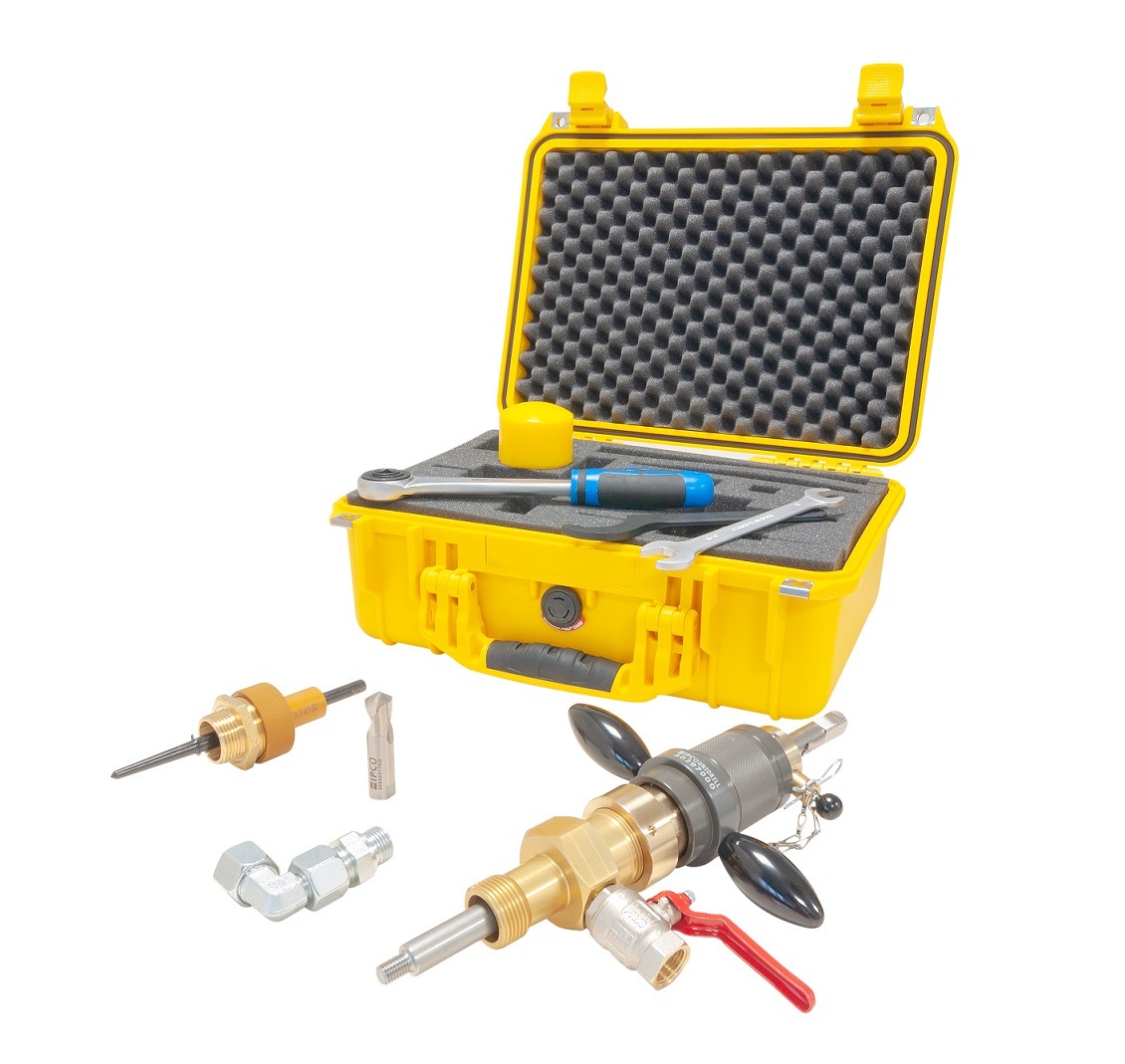Hot tap drill for insertion fow meters Buy now online | VPInstruments Shop